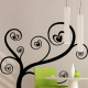 autocollant Arbres avec des coeurs 2344 