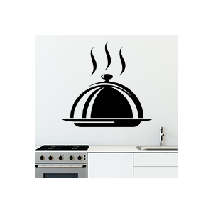 stickers Plat-Sous-Cloche